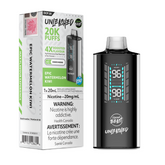 Epic Watermelon Kiwi Iced Flavour Beast DCP 20K Disposable Vape Waves of green kiwi and wonderous watermelon unite to give a tangy long-lasting flavour. 20,000 puffs, 20mL, three Power Modes: Standard, Boost, Unleashed.
